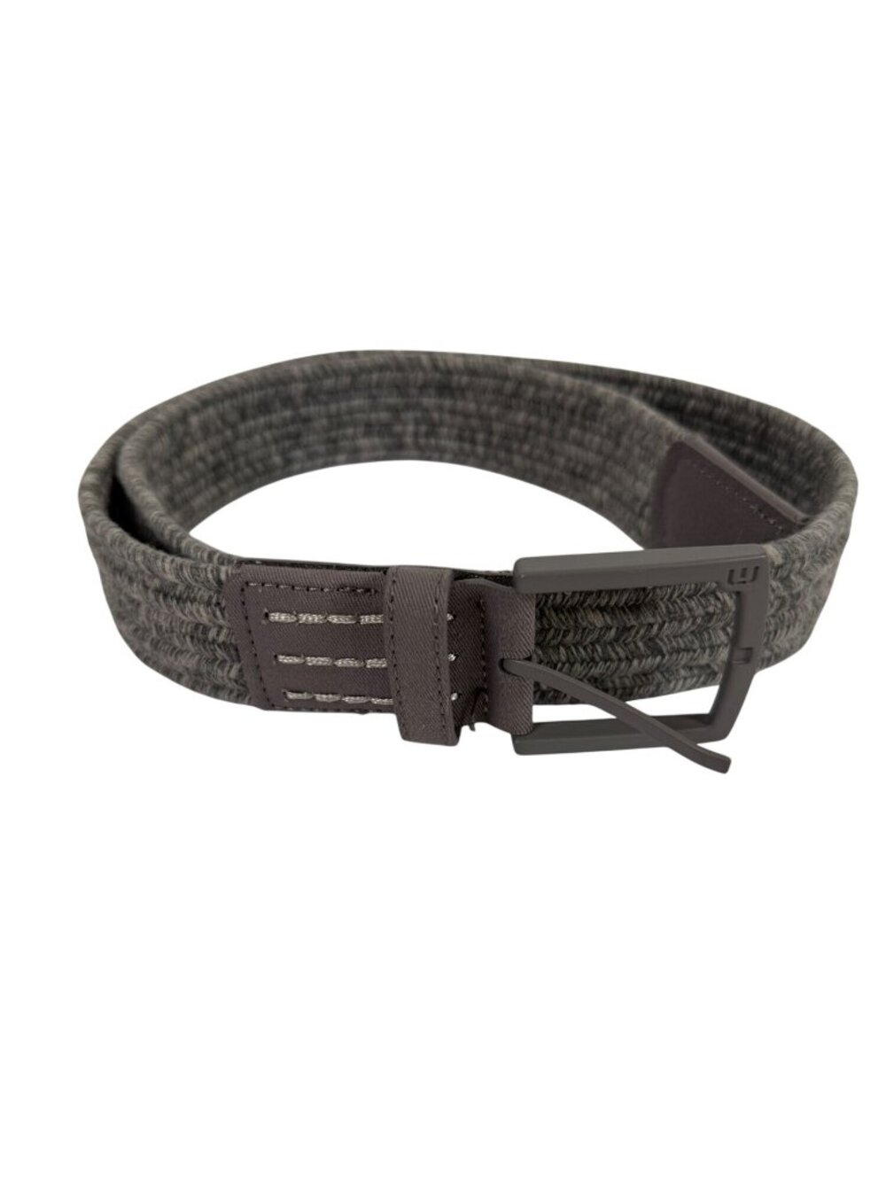 Travis Mathew Mens Woven Belt Gray Adjustable Durable Buckle Golf